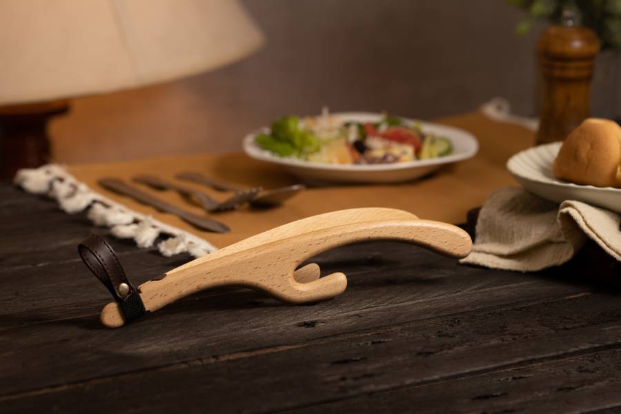 ANTLER SHAPED FOOD TONGS 木匠,木匠兄妹,,木製,兒童餐具,送禮,烘焙,麵包,美食,年節送禮,生日禮物,台灣製,麋鹿,鹿角,料理夾,廚房,廚房用具,裝飾