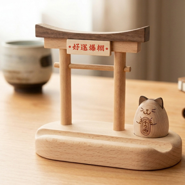 Daruma Treasure Bowl 木匠,木匠兄妹,禮物,精品,辦公用品,居家用品,居家裝飾,台灣製造,交換禮物,造型,生日禮物,年節禮物,聖誕禮物,兒童節,療癒,木製,造型,收納,好運,許願