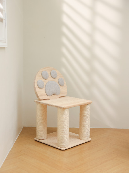 Cat scratch stick stool Cat paw 