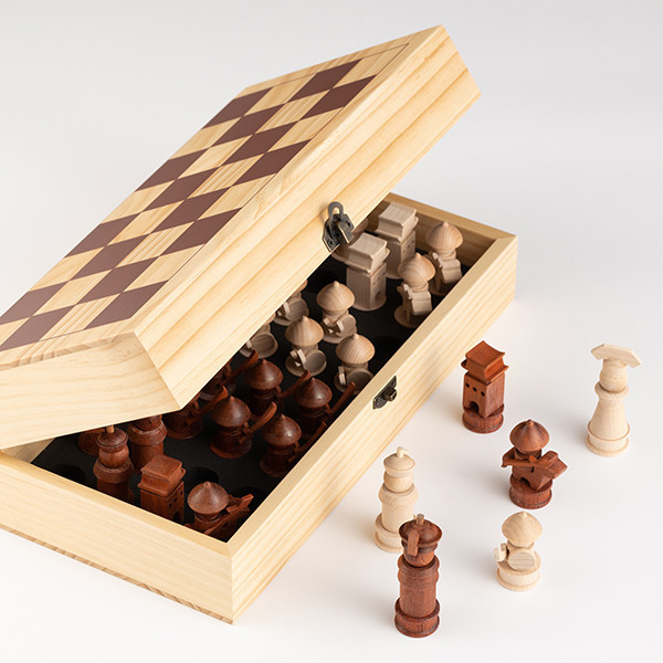 CARPENTER |【清宮計-西洋棋  (平裝版)-固碳量2212克】 木匠,木匠兄妹,禮物,精品,台灣製造,交換禮物,造型,生日禮物,年節禮物,聖誕禮物,兒童節,療癒,木製,造型,收納,童玩趣味,親子遊戲,益智,桌遊,,原木,西洋棋