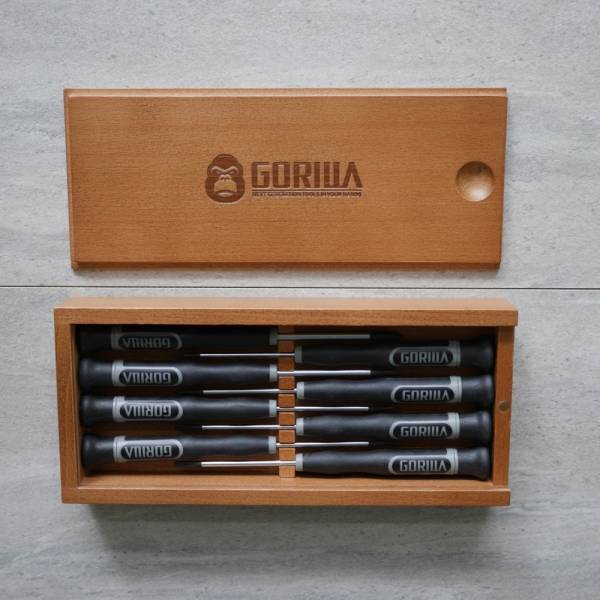【Gorilla】 8in1標準精密螺絲起子組 木匠,木匠兄妹,禮物,精品,居家用品,台灣製造,交換禮物,造型,生日禮物,年節禮物,聖誕禮物,工具,螺絲起子