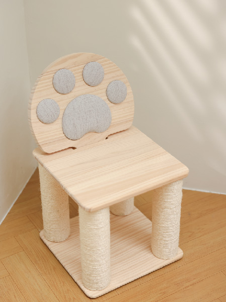 Cat scratch stick stool Cat paw 