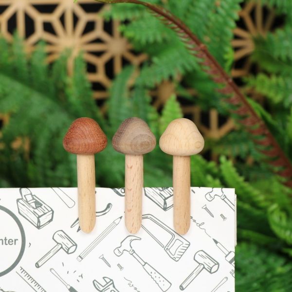 Mushroom Clip 木匠,木匠兄妹,禮物,精品,辦公用品,居家用品,居家裝飾,台灣製造,交換禮物,造型,生日禮物,年節禮物,聖誕禮物,食物夾,小夾子,零食,蘑菇