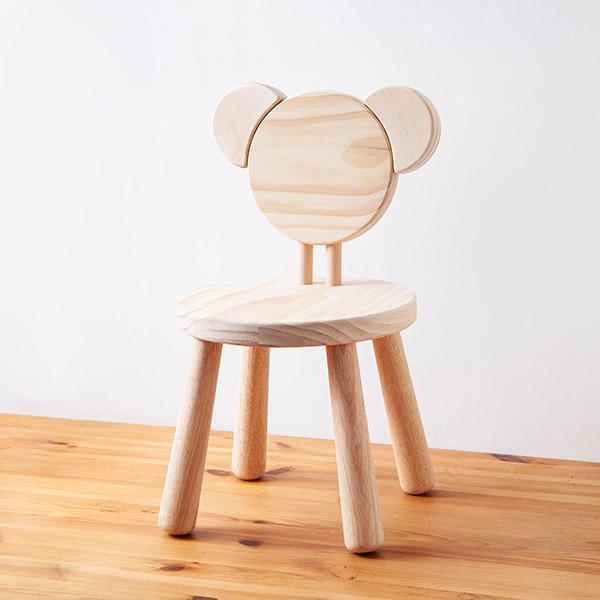Bear Chair 熊,木椅,兒童,桌椅,木匠,木匠兄妹,禮物,精品,辦公用品,居家用品,居家裝飾,台灣製造,交換禮物,造型,生日禮物,年節禮物,聖誕禮物,小熊
