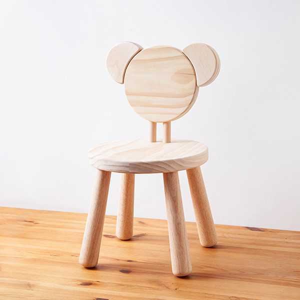 Bear Chair 熊,木椅,兒童,桌椅,木匠,木匠兄妹,禮物,精品,辦公用品,居家用品,居家裝飾,台灣製造,交換禮物,造型,生日禮物,年節禮物,聖誕禮物,小熊