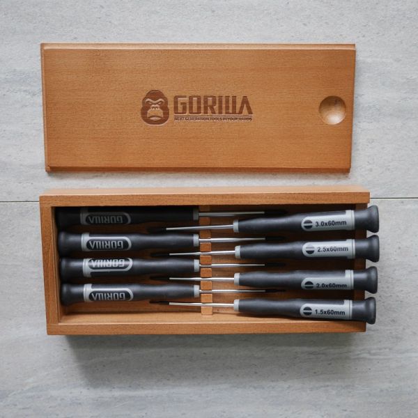 【Gorilla】 8in1標準精密螺絲起子組 木匠,木匠兄妹,禮物,精品,居家用品,台灣製造,交換禮物,造型,生日禮物,年節禮物,聖誕禮物,工具,螺絲起子