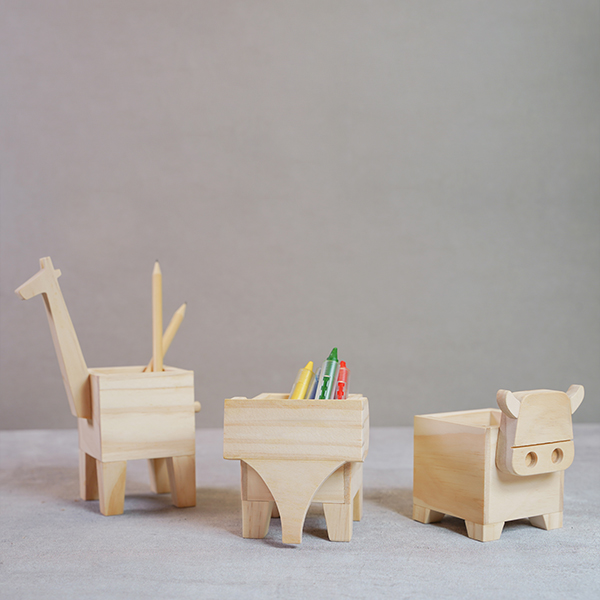 Planting Pots (1 pair) wooden, woodwork, planting pots.