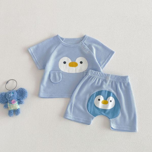 華夫格可愛動物兩件式套裝 