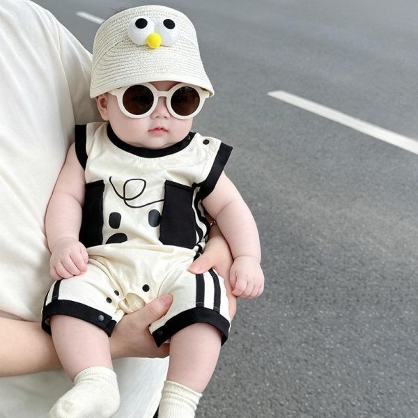 立體狗狗耳朵帥氣連身裝 