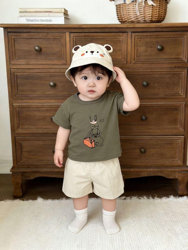 百搭素色寬鬆緊休閒短褲(3色) 