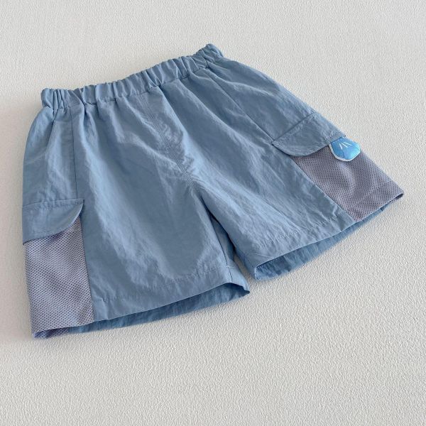 可愛海洋動物娃娃素色短褲 