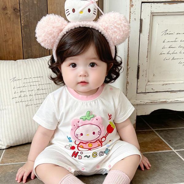 可捏泡泡/響紙卡通連身裝 