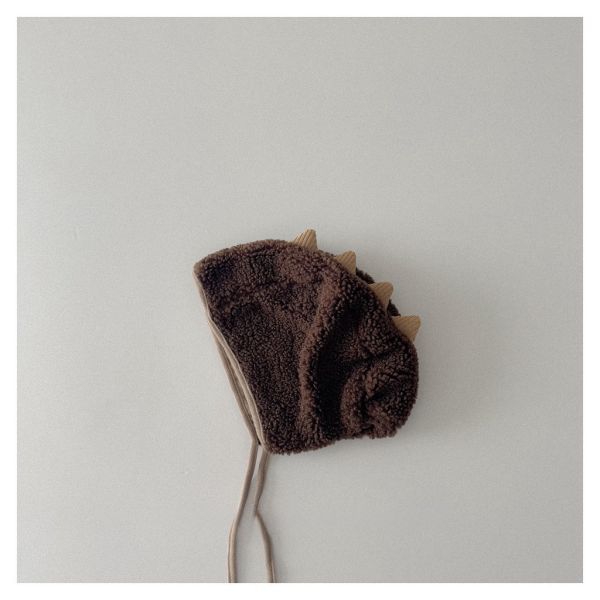 恐龍造型毛絨包頭護耳帽 