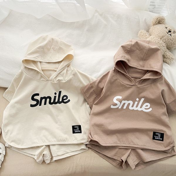 Smile寬鬆連帽套裝 