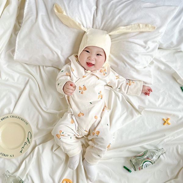 新生兒小清新西洋梨連身裝 