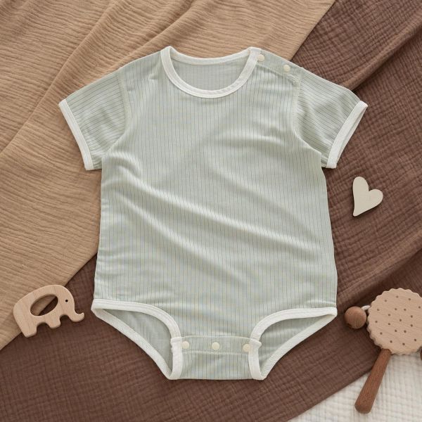 新生兒裸感親膚彈力包屁衣 