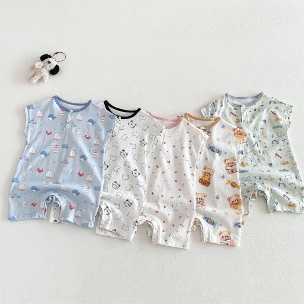 元氣滿版印花彈力連身裝 