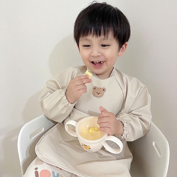 兒童不怕髒防水防油吃飯圍兜 
