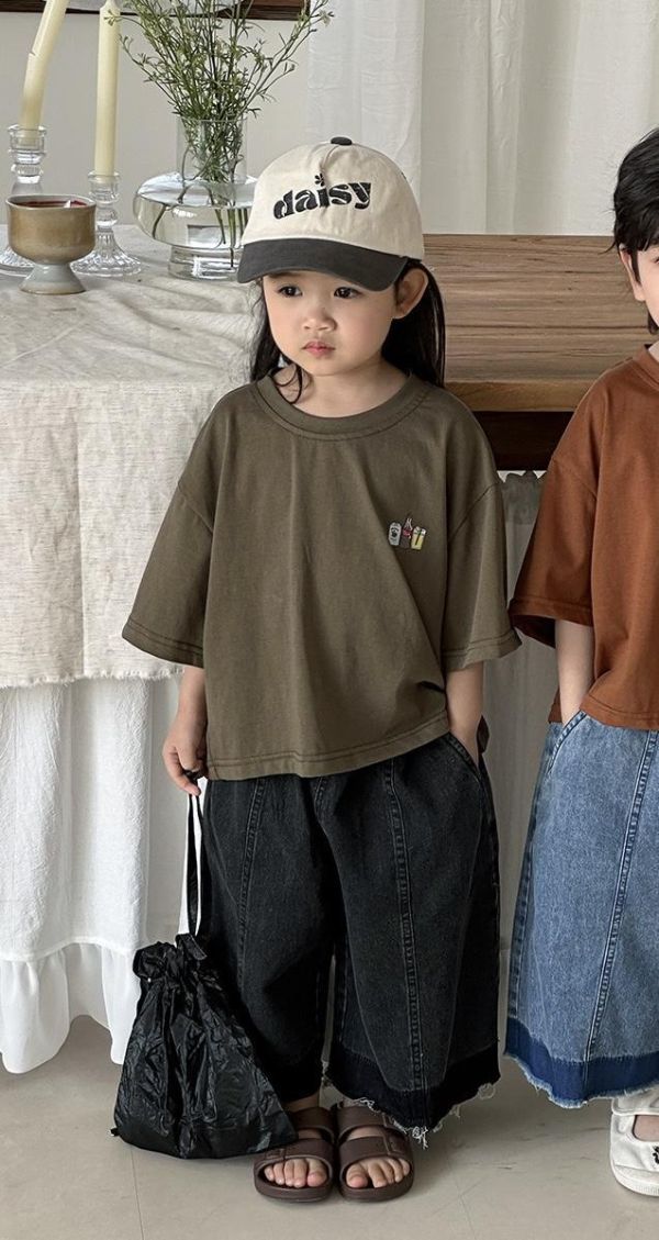 可樂汽水印花寬鬆T恤上衣(3色) 