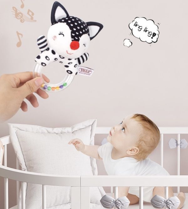 兒童早教大象/狐狸手搖套裝組 