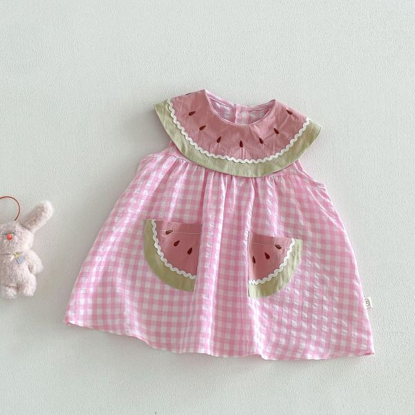 姐妹款-夏日清爽可愛西瓜包屁衣/洋裝 