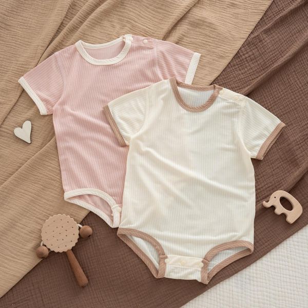 新生兒裸感親膚彈力包屁衣 