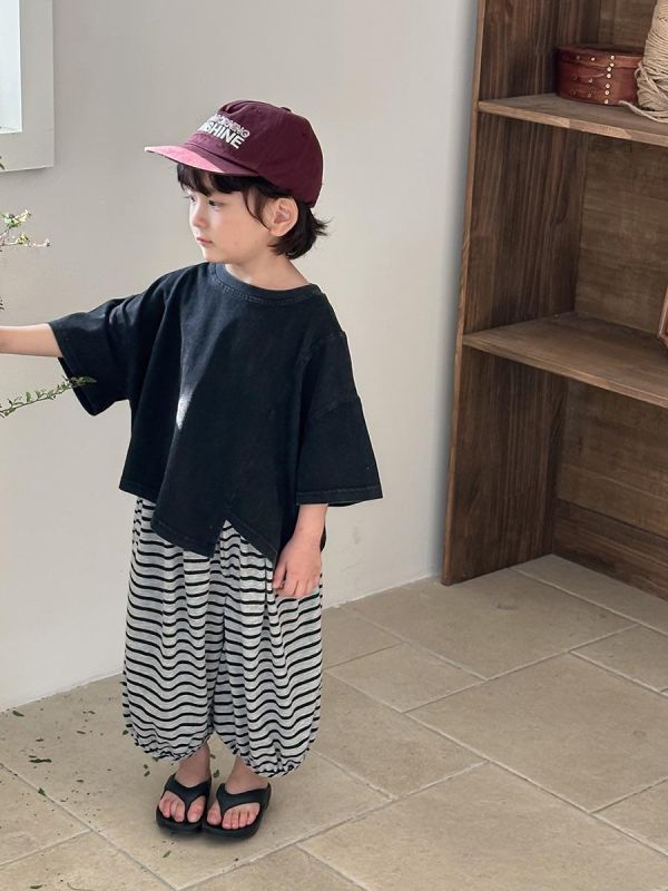 水洗刷舊款寬鬆上衣(4色) 