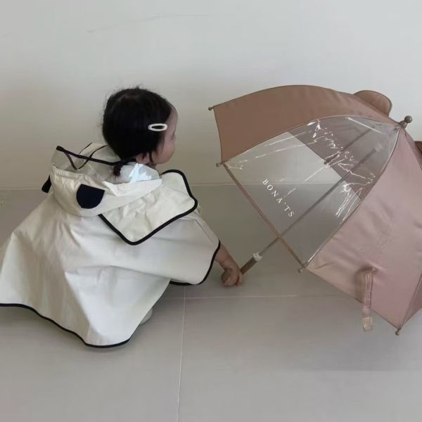 INS風高顏質防水連帽兒童雨衣 