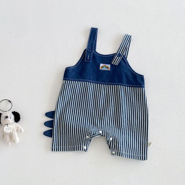 恐龍上衣/牛仔短褲/牛仔吊帶褲 