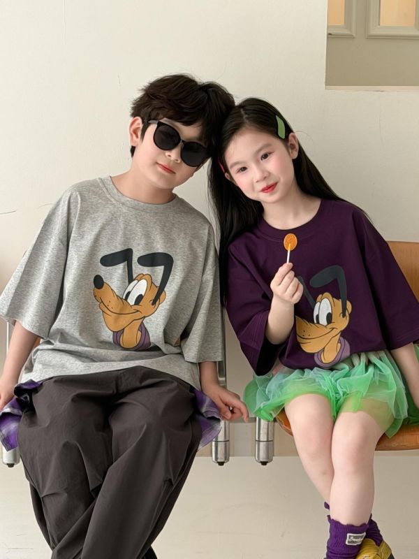 可愛高飛印花寬鬆上衣 