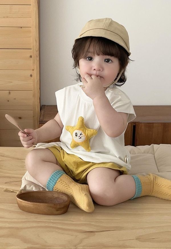 可愛立體星星人兩件式套裝 