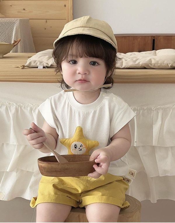 可愛立體星星人兩件式套裝 