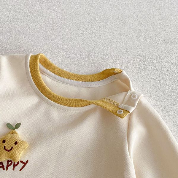 立體星星萌芽HAPPY連身裝 