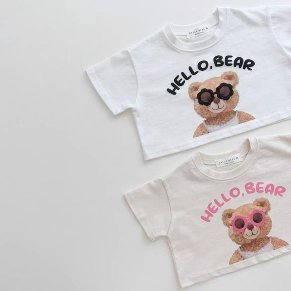 Hello Bear百搭T恤上衣 
