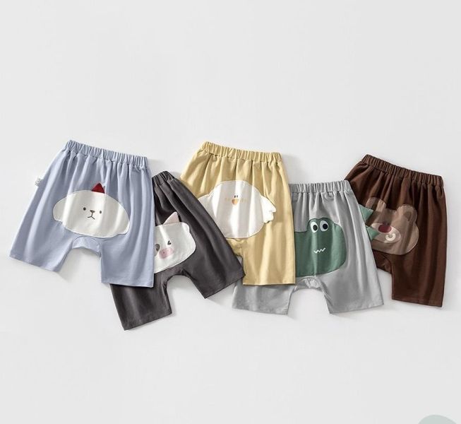 可愛動物透氣大PP短褲 