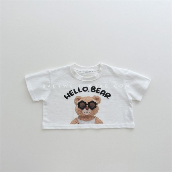 Hello Bear百搭T恤上衣 