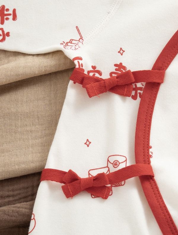 新生兒平安喜樂福字連身裝 