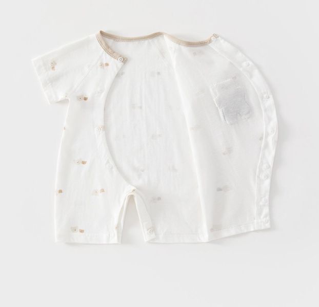 新生兒男女童夏季純棉側開連身裝(6款) 