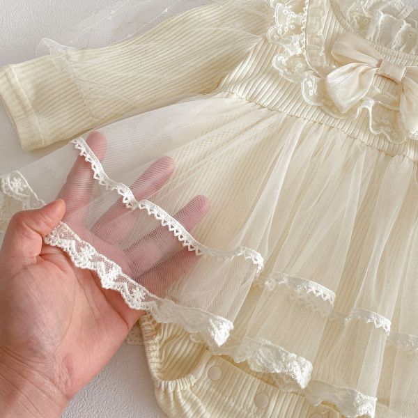 宮廷風公主蕾絲網紗包屁裙 