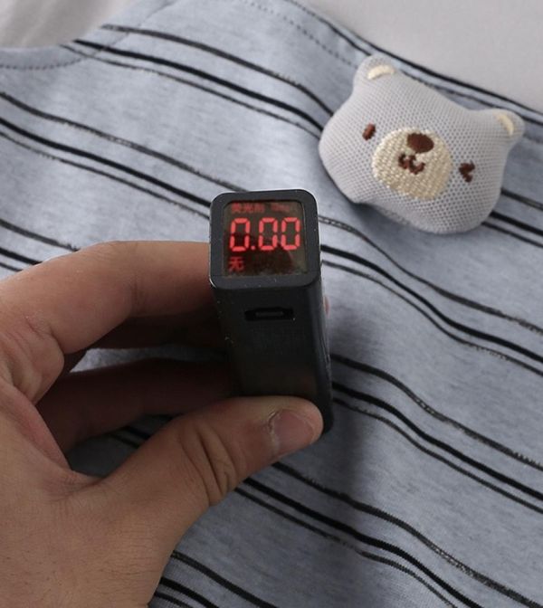 假兩件小熊吊帶條紋包屁衣 