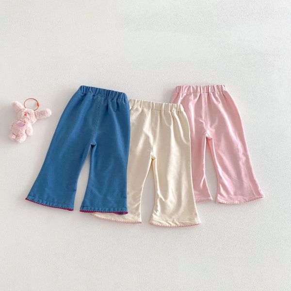 草莓兔子修身長腿喇叭褲 