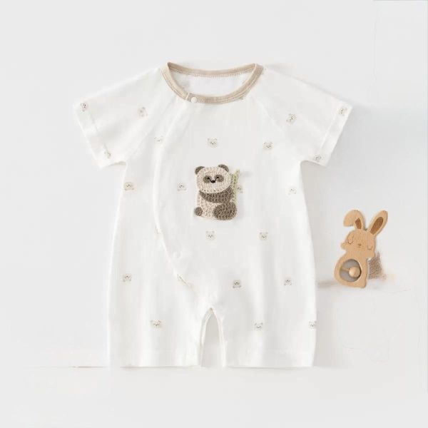 新生兒男女童夏季純棉側開連身裝(6款) 