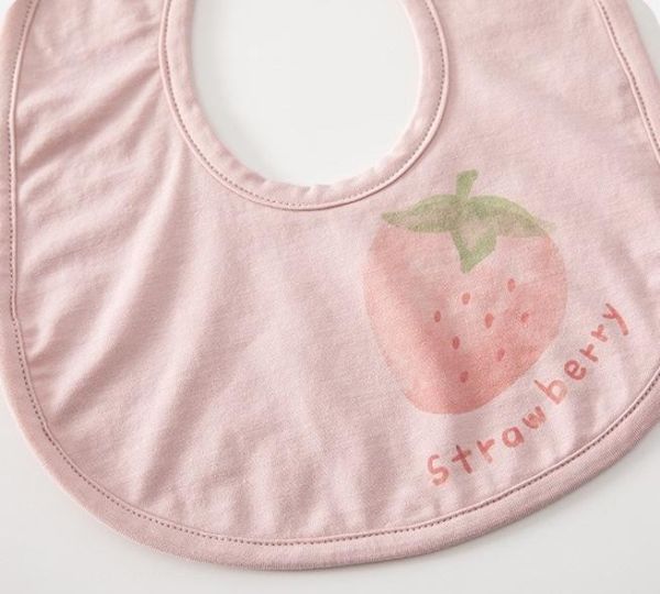 新生兒水果系列口水圍兜 