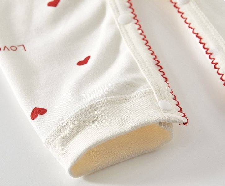 新生兒純棉小花邊四季開釦連身裝(6款) 