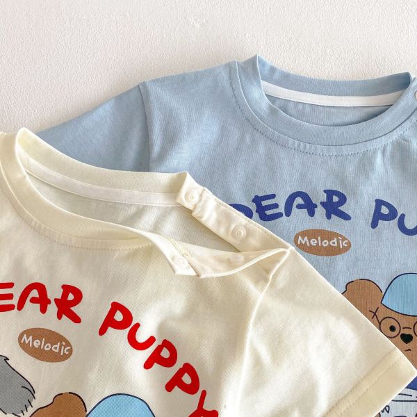 dear puppy可愛印花素色上衣 