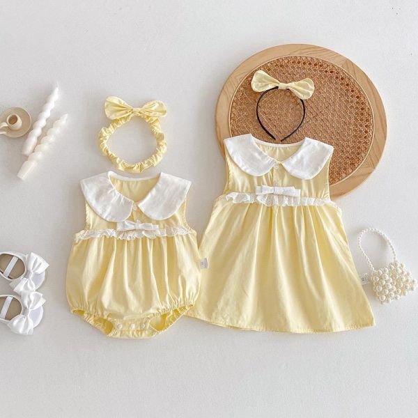 姐妹裝-貝兒公主風包屁衣/洋裝(含頭飾) 