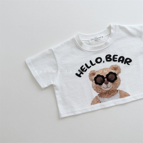 Hello Bear百搭T恤上衣 