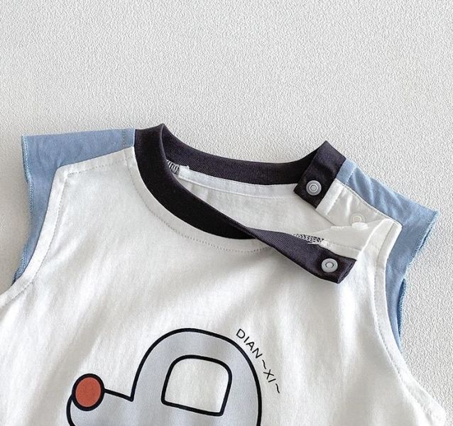 可愛噗噗汽車簡約連身裝 