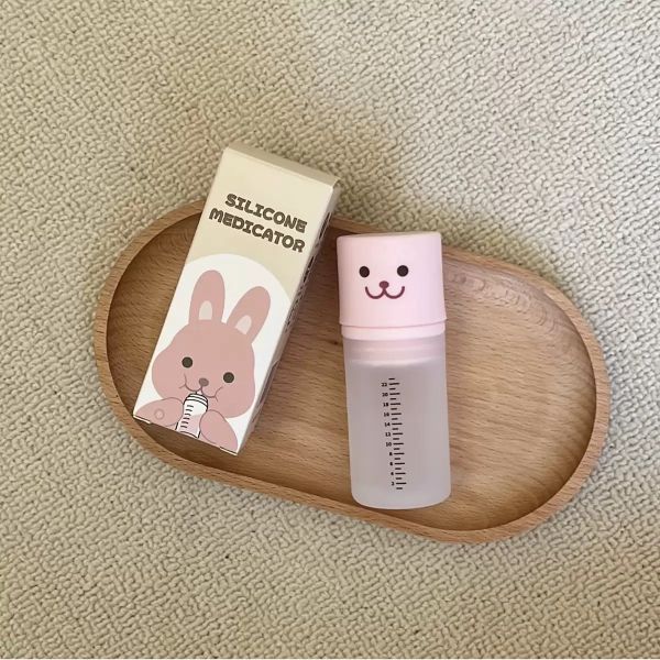 軟硅膠韓版同款小動物奶嘴式餵藥器 