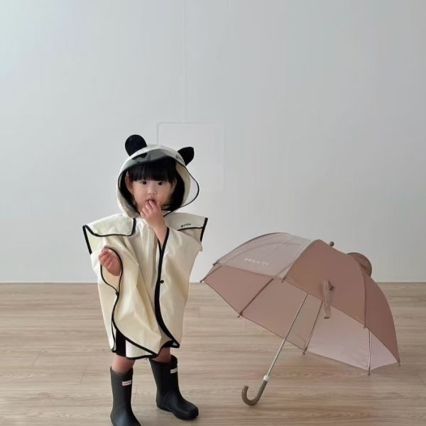 INS風高顏質防水連帽兒童雨衣 